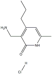 3-AMinoMethyl-6-Methyl-4-propyl-1H-pyridin-2-one hydrochloride Structure