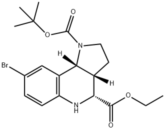 1403605-06-0 (3aR,4R,9bR)-1-tert-butyl 4-ethyl 8-broMo-3,3a,4,5-tetrahydro-1H-pyrrolo[3,2-c]quinoline-1,4(2H,9bH)-dicarboxylate