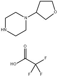 1-(Tetrahydrofuran-3-yl)piperazine Structure