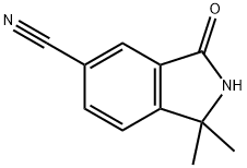 3,3-DiMethyl-1-oxo-2,3-dihydro-1H-isoindole-5-carbonitrile, 1403767-28-1, 结构式