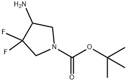 3-AMino-1-Boc-4,4-difluoropyrrolidine Structure