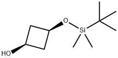 cis-3-[[(1,1-DiMethylethyl)diMethylsilyl]oxy]cyclobutanol Struktur