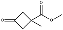 Methyl 3-oxo-1-Methyl-cyclobutanecarboxylate Struktur