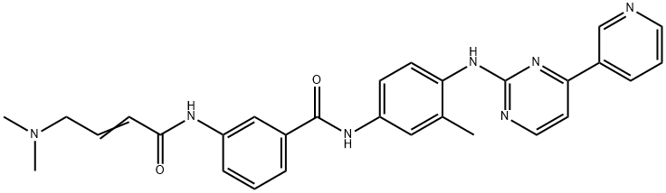 3-[4-(ジメチルアミノ)ブタ-2-エンアミド]-N-(3-メチル-4-{[4-(ピリジン-3-イル)ピリミジン-2-イル]アミノ}フェニル)ベンズアミド