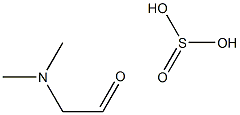 2-(DiMethylaMino)acetaldehyde sulfite Struktur