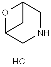 6-Oxa-3-azabicyclo[3.1.1]heptane hydrochloride Struktur