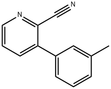 3-(3-Methylphenyl)pyridine-2-carbonitrile Structure