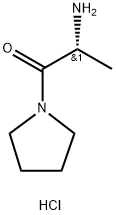 (R)-2-氨基-1-(吡咯烷基)丙酮盐酸盐,1415969-04-8,结构式