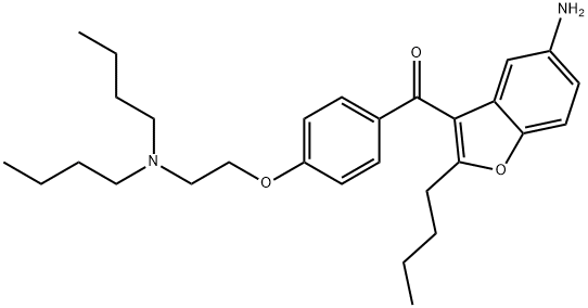 (5-Amino-2-butyl-3-benzofuranyl)[4-[2-(dibutylamino)ethoxy]phenyl]methanone|(5-氨基-2-丁基-3-苯并呋喃基)[4-[2-(二丁基氨基)乙氧基]苯基]甲酮