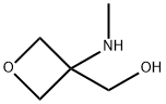 3-メチルアミノ-3-ヒドロキシメチルオキセタン 化学構造式