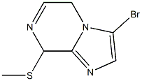 3-broMo-8-(Methylthio)-5,8-dihydroiMidazo[1,2-a]pyrazine,1416373-69-7,结构式