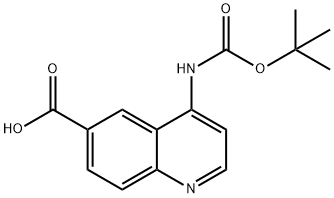 4-(tert-butoxycarbonylaMino)quinoline-6-carboxylic acid