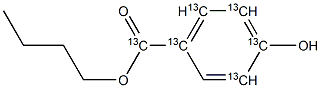 4-ヒドロキシ安息香酸ブチル-環-13C 溶液 price.