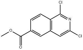 METHYL 1,3-DICHLOROISOQUINOLINE-6-CARBOXYLATE,1416714-47-0,结构式