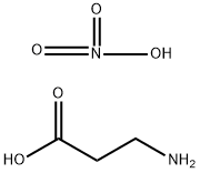 Beta-Alanine Nitrate 1:1 Struktur