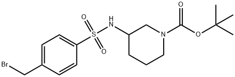 1417793-79-3 3-(4-溴甲基苯磺酰氨基)-哌啶-1-羧酸叔丁基酯