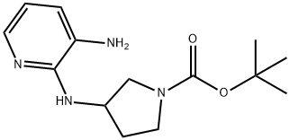 3-(3-AMino-pyridin-2-ylaMino)-pyrrolidine-1-carboxylic acid tert-butyl ester Structure