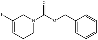 1-CBZ-5-フルオロ-3,6-ジヒドロ-2H-ピリジン 化学構造式