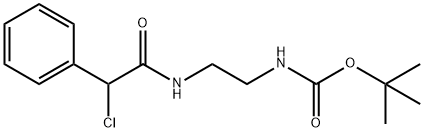 t-Butyl N-[2-(2-chloro-2-phenylacetaMido)ethyl]carbaMate Struktur