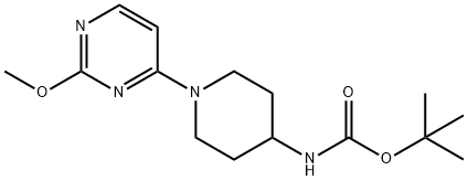 [1-(2-Methoxy-pyriMidin-4-yl)-piperidin-4-yl]-carbaMic acid tert-butyl ester Structure