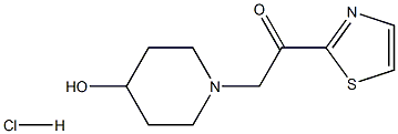 2-(4-Hydroxy-piperidin-1-yl)-1-thiazol-2-yl-ethanone hydrochloride|2-(4-羟基-哌啶-1-基)-1-噻唑-2-基-乙酮盐酸盐