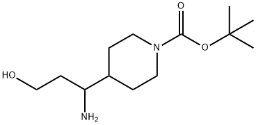 1-Boc-4-(1-AMino-3-hydroxypropyl)-1-
piperidine Structure