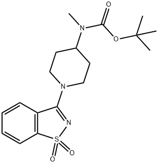 1420900-85-1 tert-Butyl (1-(1,1-dioxidobenzo[d]isothiazol-3-yl)piperidin-4-yl)(Methyl)carbaMate