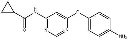 N-(6-(4-aMinophenoxy)pyriMidin-4-yl)cyclopropanecarboxaMide|