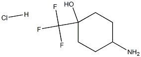 4-AMino-1-(trifluoroMethyl)cyclohexanol Hydrochloride Structure