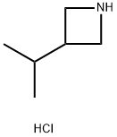 3-isopropylazetidine hydrochloride Struktur