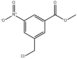 3-(氯甲基)-5-硝基苯甲酸甲酯, 142320-39-6, 结构式