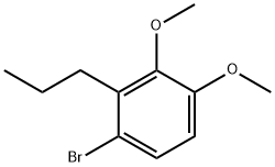 1-BroMo-3,4-diMethoxy-2-propylbenzene, 142601-49-8, 结构式