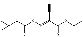 2-(叔丁氧羰基氧亚胺基)-2-氰基乙酸乙酯,1426821-11-5,结构式