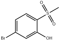 5-BroMo-2-Methanesulfonylphenol,1426958-41-9,结构式