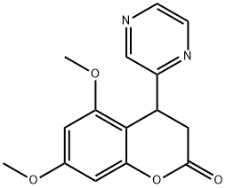 1427192-74-2 5,7-diMethoxy-4-(pyrazin-2-yl)chroMan-2-one