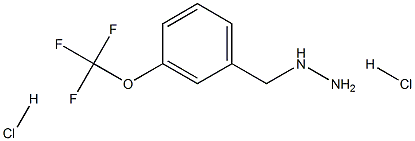 3-TrifluoroMethoxybenzylhydrazine dihydrochloride Struktur