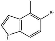 4-Methyl-5-broMo-indole, 1427412-95-0, 结构式