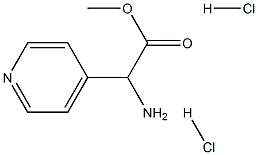 Methyl 2-AMino-2-(4-pyridyl)acetate Dihydrochloride Structure