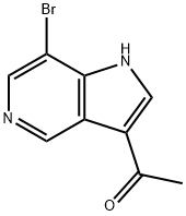 3-Acetyl-7-broMo-5-azaindole Struktur