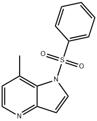 7-Methyl-1-(phenylsulfonyl)-4-azaindole Structure