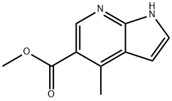 4-Methyl-7-azaindole-5-carboxylic acid Methyl ester Structure