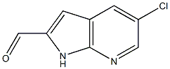 5-Chloro-7-azaindole-2-carbaldehyde,1427504-06-0,结构式