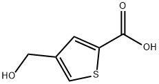 4-(羟甲基)噻吩-2-羧酸,14282-65-6,结构式