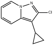 2-Chloro-3-cyclopropylpyrazolo[1,5-a]pyridine Struktur