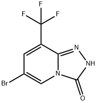 6-broMo-8-(trifluoroMethyl)-[1,2,4]triazolo[4,3-a]pyridin-3(2H)-one Structure