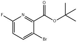 2-Pyridinecarboxylic acid, 3-broMo-6-fluoro-, 1,1-diMethylethyl ester