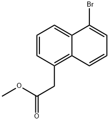 5-BroMo-1-Naphthaleneacetic Acid Methyl Ester 结构式