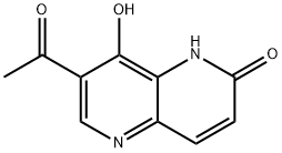 1-(4,6-二羟基-1,5-萘啶-3-基)乙酮,1431697-83-4,结构式