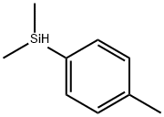 二甲基(4-甲苯基)硅烷, 1432-39-9, 结构式
