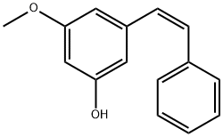 (Z)-3-甲氧基-5-(2-苯乙烯基)苯酚 结构式